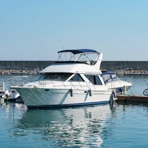 Ocean Striker 28 docked at Kewalo Basin Harbor, Honolulu